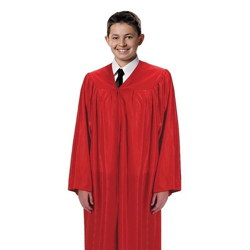 Plain kids confirmation robe - plain,
